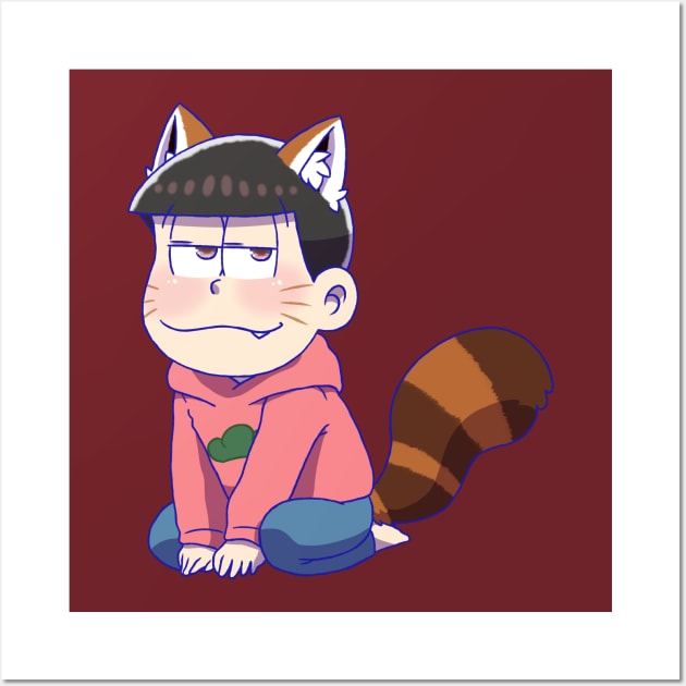 Osomatsu-san : Osomatsu chibi (Red Panda) Wall Art by UndertaleSquirrel